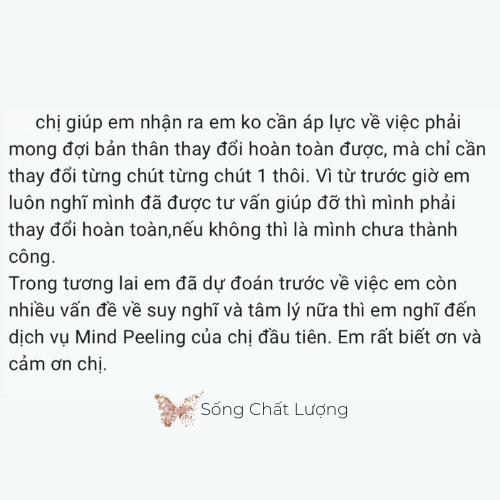Mind Peeling, Đánh giá của học viên